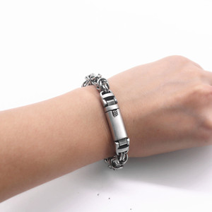 yunnique Unisex <b>Titanium</b> Steel <b>Chain</b> Bracelet Geometric Design Gift Jewelry GZY-B0532 - Product Image 4