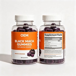 Gomitas de Maca Negra OEM con Biotina y Vitamina C, 60 Unidades, Veganas, para el Crecimiento del Cabello, Refuerzo del Sistema Inmunitario - Product Image 2