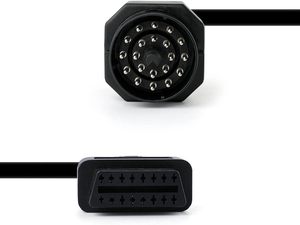Cavo Adattatore Connettore OBD1 20PIN e OBD2 16PIN per BMW <span class=keywords><strong>E31</strong></span> E32 E34 E36, Compatibile con Strumenti di Scansione OBD 1, Nero, Compatibile con Windows XP - Product Image 3