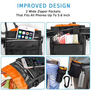 Su geçirmez köpek eğitim yürüyüş köpek bakımı kılıf çanta Poop çanta tutucu kolayca taşıyan oyuncaklar gıda köpek bakımı eğitim çantası - Product Image 3