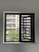 Fenêtre pliante extérieure en aluminium à rupture de pont thermique, standard australien, pour balcon et terrasse