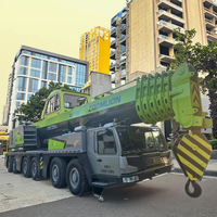 Diskon besar ZOOMLION QAY180 truk derek bekas 180Ton maks. Berat angkat, kondisi kerja baik, mesin Weichai, harga rendah buatan Tiongkok