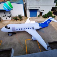 Modèle de simulation d'avion gonflable, dirigeable, avion de ligne, flottant en extérieur, personnalisé, en PVC, pour l'école, aérospatiale, imprimé UV