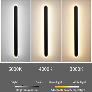 Simple Large Door Wall <strong>Lamp</strong> for Outdoor Villa IP65 Waterproof Grade Warm LED Light Source with Acrylic Diffuser - Product Image 4
