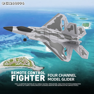CQZNRC F22 <span class=keywords><strong>Raptor</strong></span> <span class=keywords><strong>Avion</strong></span> de Chasse Multifonctionnel Professionnel à Moteur Brushless 2.4G 4CH Grand <span class=keywords><strong>Avion</strong></span> Télécommandé Jouet - Product Image 2
