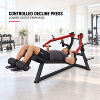 Machine de presse à pectoraux inclinée à charge libre, équipement de musculation professionnel pour l'entraînement de la partie inférieure du torse