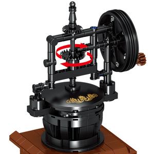 Máy Pha Cà Phê Khối Kim Cương Mini Máy Pha Cà Phê <span class=keywords><strong>LOZ</strong></span> Cổ Điển Mô Hình Lắp Ráp Gạch Đồ Chơi Xây Dựng Giáo Dục - Product Image 2