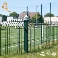 Panneau de clôture 3D galvanisé directement de l'usine, plusieurs options de hauteur et de largeur, fournisseur de clôtures de sécurité pour jardin et maison, panneau de clôture 3D