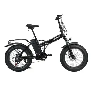 2023 very popular e bike foldable carbon 500w 1000w 20x4 electric bicycle folding fat tire ebike