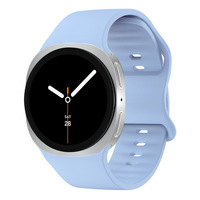 Correas de Repuesto de Goma Ajustables y Transpirables Clásicas Win-Win con Hebilla de Acero para Samsung Galaxy Watch 8 40mm 44mm