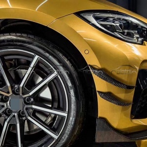OTD Style Carbon Fiber Front Bumper Fender Canards Trims <b>Splitters</b> for BMW G20 G21 M SPORT 2020-2022 Car Accessories - Product Image 6