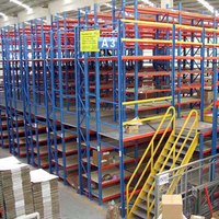 Étagère de mezzanine à plusieurs niveaux pour économiser de l'espace, plateforme pour le stockage de marchandises en vrac et de palettes dans les bâtiments de grande hauteur