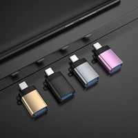 Adaptador OTG Tipo-C Multifunción, Mini Lector de Tarjetas USB 3.0 Portátil, Conector Convertidor para Teléfono Celular, Laptop, Tablet, PC