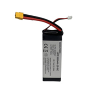 بطارية ليثيوم خفيفة الوزن للغاية قابلة للتخصيص 2S 7.4V 3000mAh 60C مع علبة صلبة لمركبات التحكم عن بعد (RC) مثل السيارات والشاحنات والدبابات وطائرات FPV