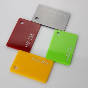 Échantillons de couleurs de feuilles acryliques Chongfeng, 4 couleurs, bonne résistance, transmission de la lumière, pour panneaux en plastique - Product Image 3
