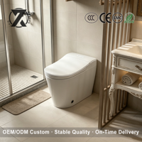 805 P-Trap Siège de toilette intelligent avec bidet intégré, WC intelligent, télécommande automatique incluse, siège chauffant