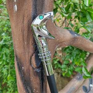 DINGZHUN Factory Nouvelle version: Baguette en métal Snakehead 97.5cm Jeu <span class=keywords><strong>de</strong></span> rôle/Randonnée/Cadeau/Baguette en fer <span class=keywords><strong>de</strong></span> qualité collector Article <span class=keywords><strong>de</strong></span> vente chaude - Product Image 4