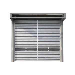 Dày Rèm Lưỡi Điện cúp Có Sẵn Điện Cuộn lên Nhà Để Xe Cửa Nhôm Cán Cửa Con Lăn Màn Trập Cửa Cho Nhà - Product Image 1