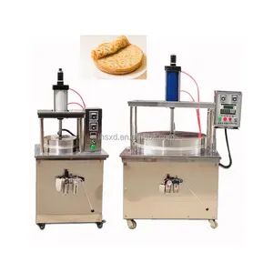 Máquina para hacer tortitas, máquina formadora de pasteles finos, máquina Circular para pasteles de trigo, prensa de masa, pizza, harina, máquina de prensa de calor, tortilla Roti