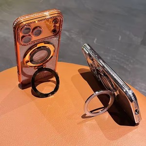 Custodia magnetica 2026 di lusso con Glitter e diamante colorato per <span class=keywords><strong>iPhone</strong></span> 17 Pro 17 16 15 14 13 12 <span class=keywords><strong>11</strong></span> Pro Max 17 Air Bling <span class=keywords><strong>cover</strong></span> posteriori - Product Image 2