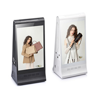Menu de table numérique LCD pour restaurant avec batterie rechargeable, publicités vidéo HD, commande automatique QR et contrôle du contenu à distance