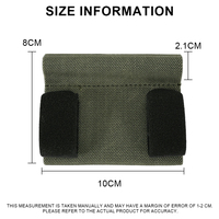 Pochette tactique pour garrot, vert Ranger, avec bande élastique, fixation auto-agrippante, camouflage, support tactique pour garrot