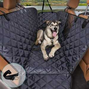 Housse de siège de voiture pour chien en Oxford imperméable avec protection intégrale et design hamac pour sièges avant et arrière, toutes saisons - Product Image 1