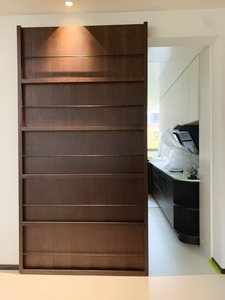 <span class=keywords><strong>Puerta</strong></span> maciza de <span class=keywords><strong>madera</strong></span> de nogal para dormitorio, <span class=keywords><strong>puerta</strong></span> corredera de <span class=keywords><strong>Granero</strong></span> pintada con riel colgante para la sala de estudio del hotel - Product Image 2