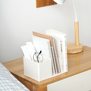 Organizador de Archivos de Escritorio, Porta Revistas de Plástico con 3 Compartimentos, Soporte para Carpetas, Separador de Archivos, Organizador de Documentos y Libros - Product Image 2