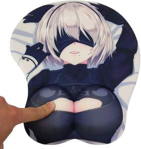 Repose-poignet en Silicone personnalisé 3D Anime cul Sexy fille Photo <span class=keywords><strong>Kawaii</strong></span> beauté Gel repose-poignet <span class=keywords><strong>tapis</strong></span> <span class=keywords><strong>de</strong></span> <span class=keywords><strong>souris</strong></span> avec repose-bras - Product Image 4