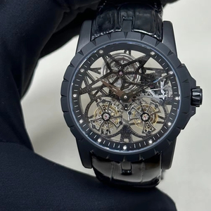 Montre-bracelet mécanique de luxe pour homme, de haute qualité, en fibre de carbone, avec tourbillon, personnalisée sur mesure, niveau usine SSS+ - Product Image 1