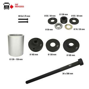 ชุดเครื่องมือซ็อกเก็ตสำหรับ3D KS เพลารถเบนซ์ DCA-และเพลา HT 12ชิ้น - Product Image 2