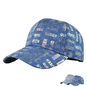 Cappellino da Baseball Retrò con Stampa <span class=keywords><strong>Regina</strong></span>, Stile Vintage Europeo e Americano, 100% Cotone, 6 Pannelli Regolabili, Argento-Rame - Product Image 1