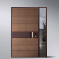 Porte d'entrée minimaliste avec serrure intelligente pour appartement, fabriquée par OUNA, le premier fabricant chinois