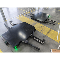 Robot AGV CE entièrement électrique robuste pour le déplacement de véhicules, avec navigation laser SLAM, commande à distance et application, pour le levage, le transfert et le stationnement de voitures
