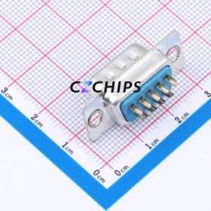DS1033-09MUT8SS D-Sub/VGA Connector Through hole Component (THT) Connector Standard D-Sub Male 9P Solder Wire Type - Product Image 2