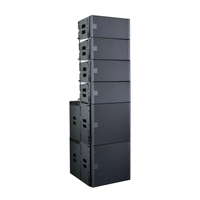 Système de sonorisation professionnel pour concerts en plein air, Line Array 2 voies avec deux enceintes passives de 10 pouces