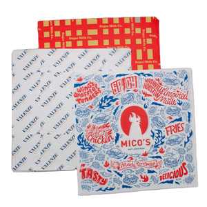 Custom Logo Printed Greaseproof Fluorescent Free Non Stick <b>Food</b> <b>Wrapping</b> 40g Baking <b>Paper</b> Greaseproof <b>Paper</b> - Product Image 1