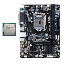 Carte mère GIGABYTE H81M-DS2/S1 avec kit CPU prenant en charge les processeurs LGA1150 4e génération I3-4130 I5-4590 I7-4790 E3-1230V3 pour ordinateur de bureau