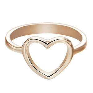 Anello a Forma di Cuore dal Design Minimalista ed Elegante, Gioiello da Donna per Uso Quotidiano - Product Image 3