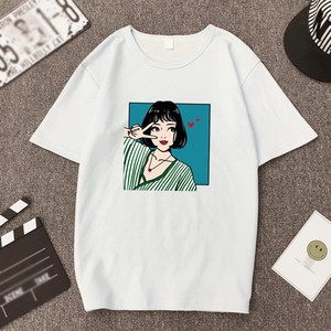 T-<span class=keywords><strong>shirt</strong></span> personnalisé pas cher sérigraphié T-<span class=keywords><strong>shirt</strong></span> pour femmes - Product Image 2