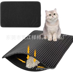 แผ่นรองทรายแมว Eva รูปทรงสี่เหลี่ยมผืนผ้า ขนาด 30x30 ซม. ถึง 70x120 ซม. ป้องกันการลื่น สำหรับแมว - Product Image 2