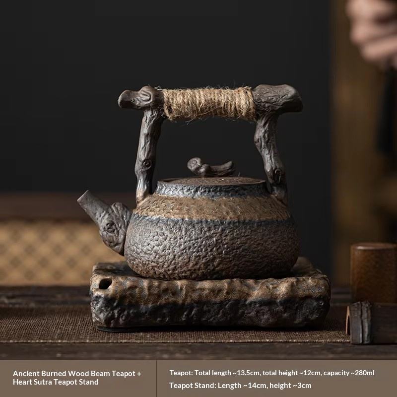 Théière et plateau à thé