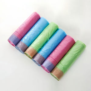 Customized Large-Sized Disposable PE Household <strong>Bags</strong> Thickened Kitchen <strong>Drawstring</strong> <strong>Garbage</strong> <strong>Bags</strong> Durable Features Silk Screen - Product Image 4