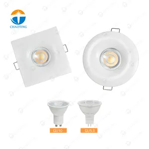 3 5 6 7 W Downlight-Gehäuse Aluminium-LED-COB-Lampe Decken einbaus trahler Zubehör Leuchte MR16 GU10 GU5.3 Spot-Down-Licht