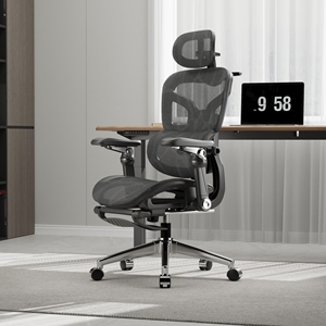 Silla <span class=keywords><strong>de</strong></span> <span class=keywords><strong>Oficina</strong></span> Ergonómica Ejecutiva <span class=keywords><strong>de</strong></span> Malla Completa, Ajustable, con Soporte Lumbar, Cómoda y Adecuada para la Columna Vertebral, Venta al Por Mayor - Product Image 6