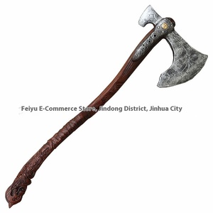 <span class=keywords><strong>God</strong></span> <span class=keywords><strong>of</strong></span> <span class=keywords><strong>War</strong></span> <span class=keywords><strong>4</strong></span> <span class=keywords><strong>Kratos</strong></span> Tomahawk Leviathan Axe Kuiye Cos Arma Comercio exterior Plástico PU Accesorios para el juego circundante - Product Image 4