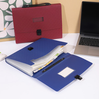 Carpeta Portadocumentos Personalizable de Material PP, Carpeta Multicapa A4 Portátil para Almacenar Documentos, Portafolio para Obras de Arte
