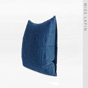 Descente Miss <span class=keywords><strong>Lapin</strong></span> — housse de coussin carrée, housses d'oreiller ajourées, broderie, nouveau Design, vert ou bleu - Product Image 5