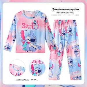 Set Pigiama Cartoon per Bambini, Abbigliamento Casual Stampato per Ragazzi, Pigiami Carini per Ragazze, Homewear a Maniche Lunghe per Neonati, Pigiami Autunnali per Bambini - Product Image 4